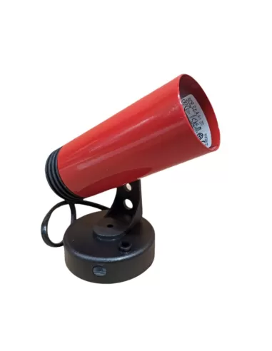 Side 202 adjustable internal spotlight 60w e27 red